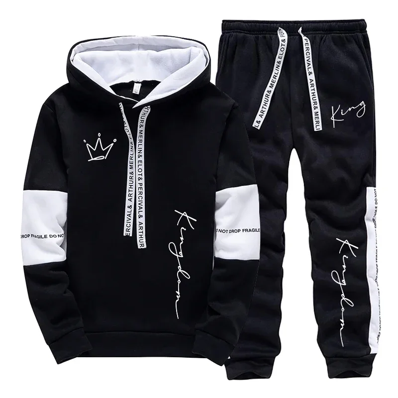 Men'S Fashion Designer - Conjunto Masculino de Moletom com Capuz