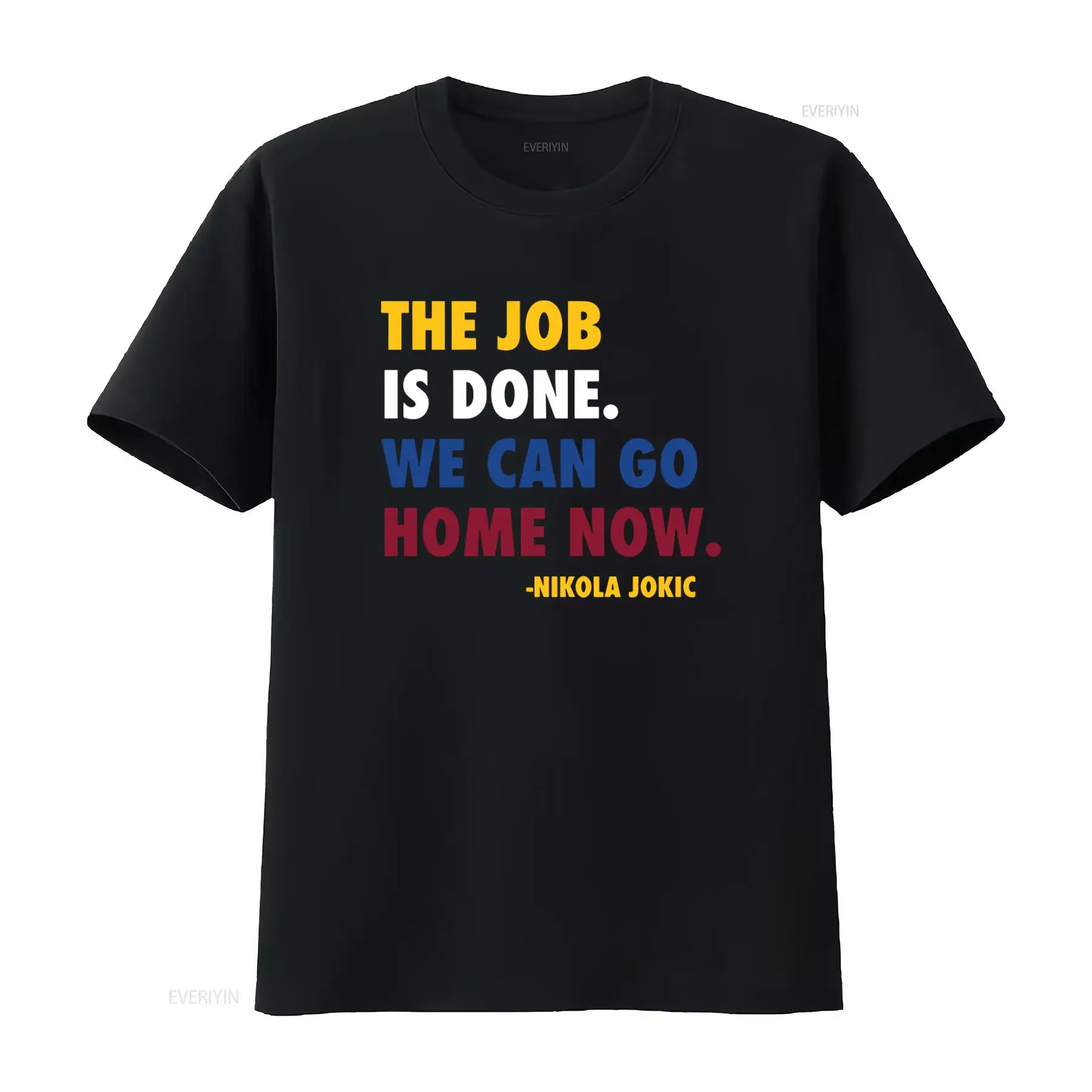Men'S Fashion Now - Camiseta com citação de Nikola Jokic,