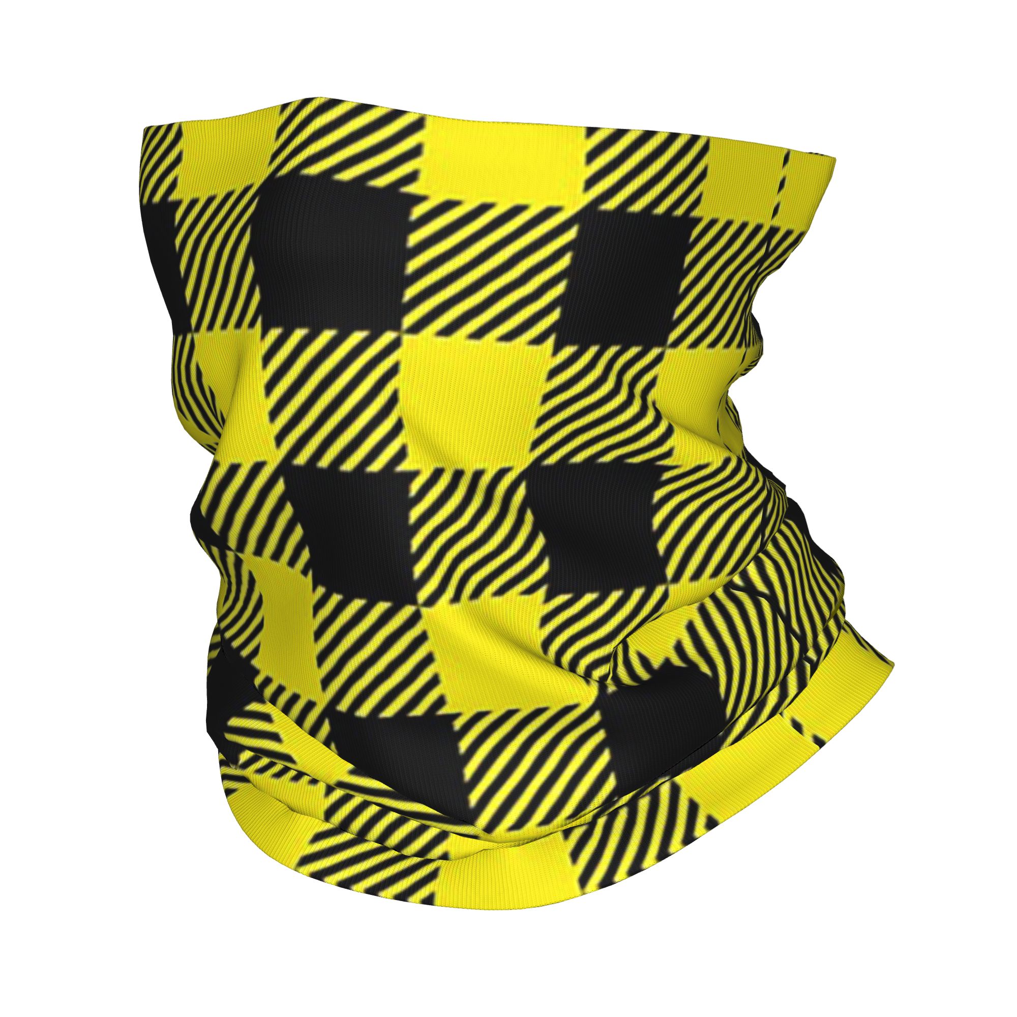 Yellow Men'S Fashion - Bandana amarela e preta com estampa