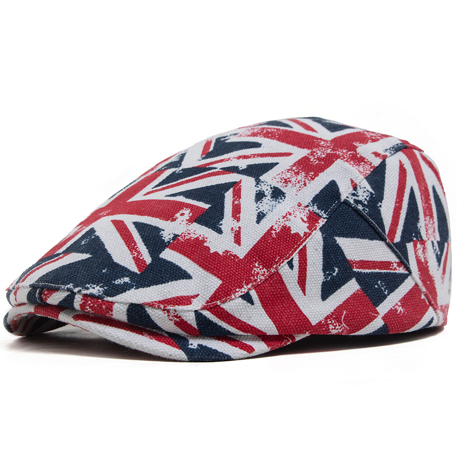 Men'S Fashion Gq - Nova Boné Plana com Estampa Union