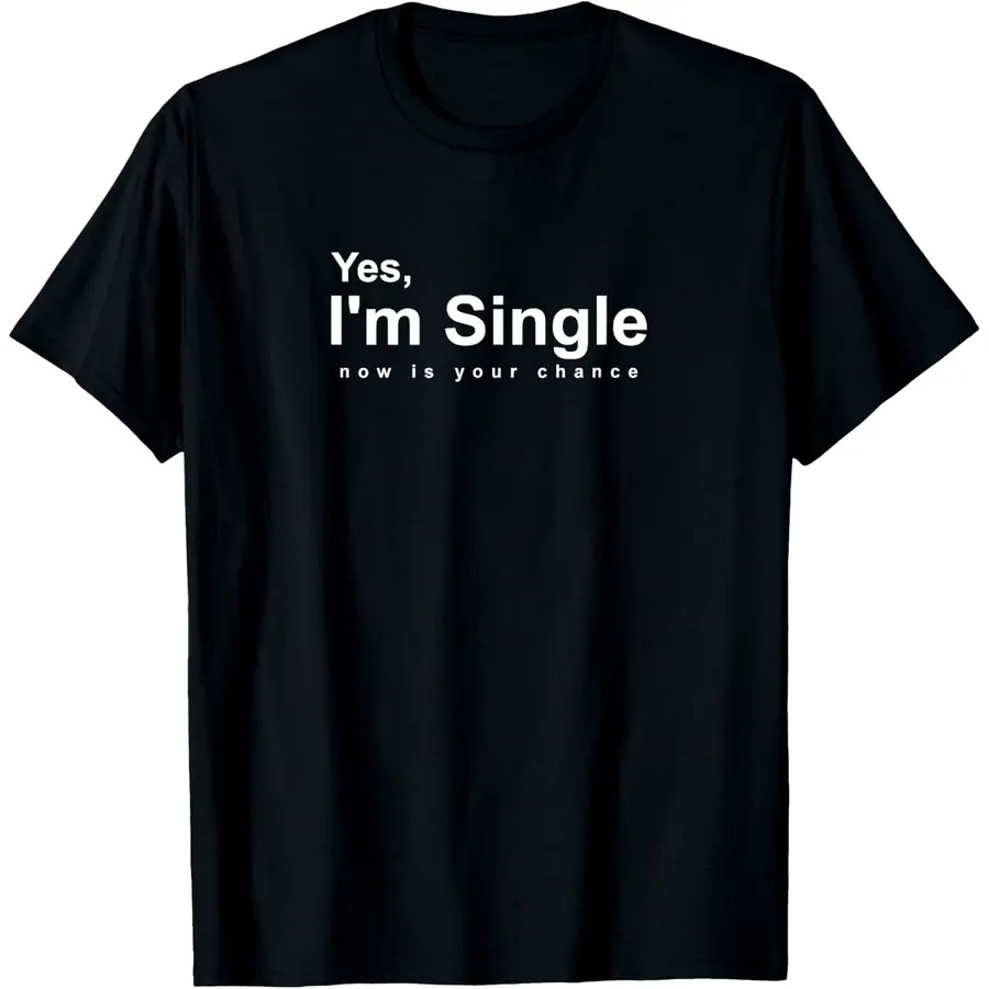 Men'S Fashion Now - Camiseta Masculina Engraçada com Estampa 'Sim,
