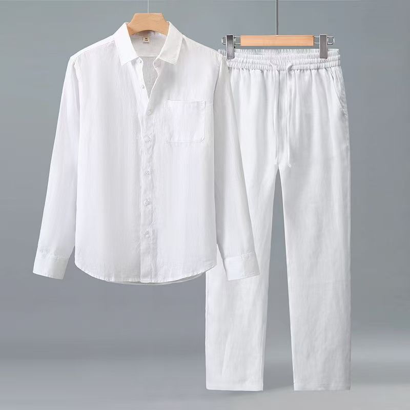 Mens Fashion Clothes - Conjunto de Camisa e Calça Masculino