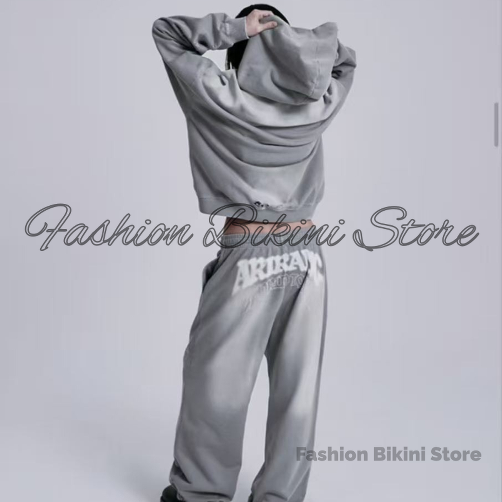 Mens Fashion Zip Up - NOVO Moletom Retro Cinza Lavado com