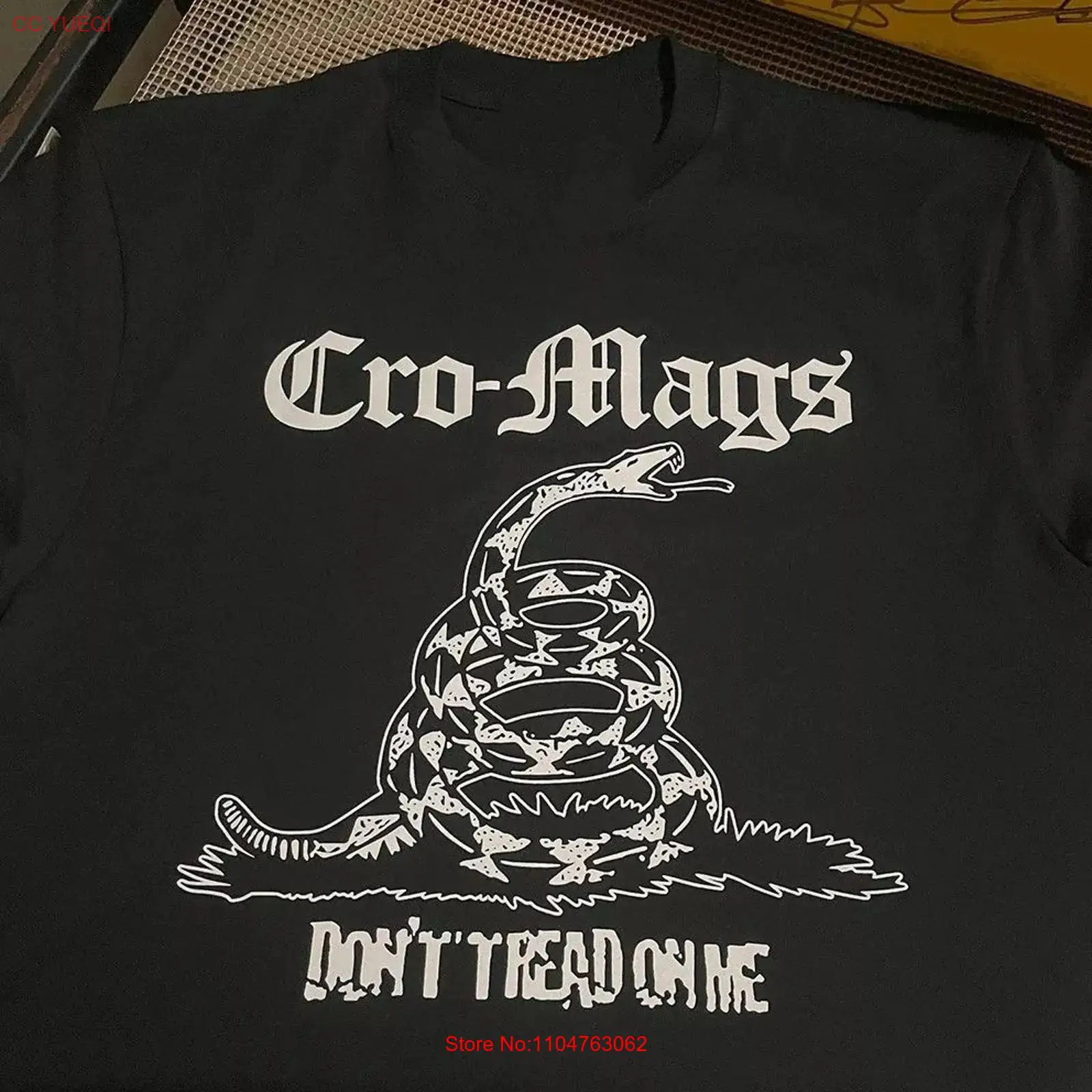 Men'S Fashion Mag - Camiseta Cro Mags Band Tour For
