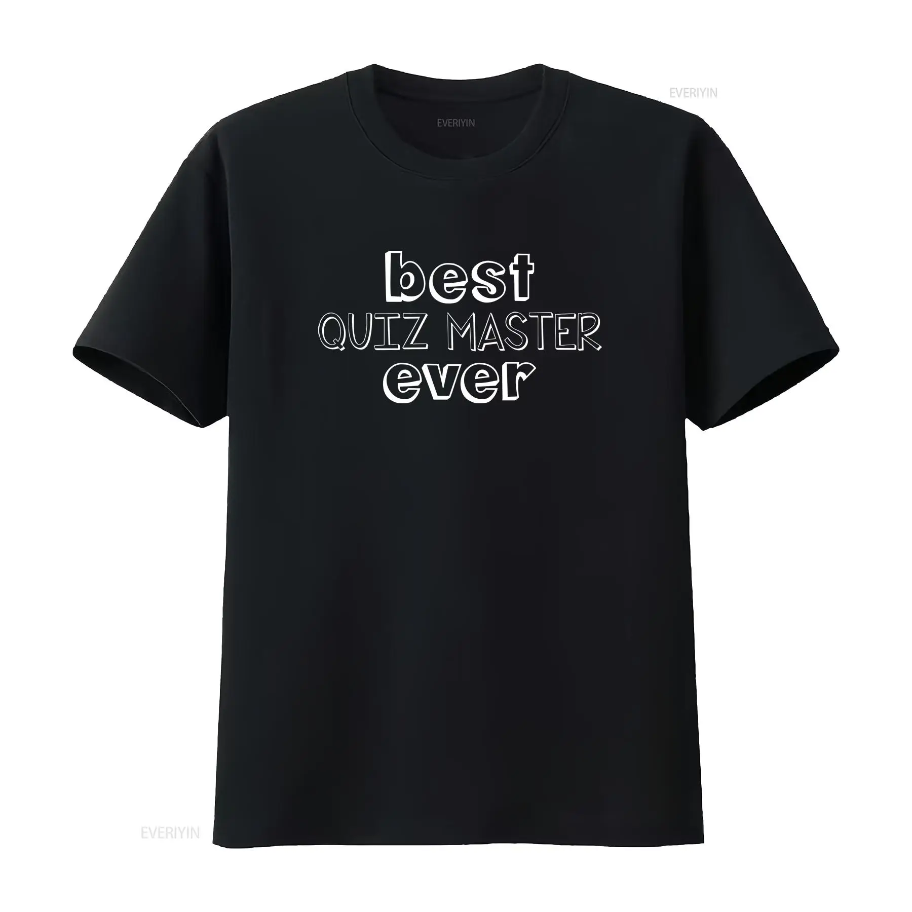 Men'S Fashion Quiz - Camiseta Masculina Best Quiz Master Ever