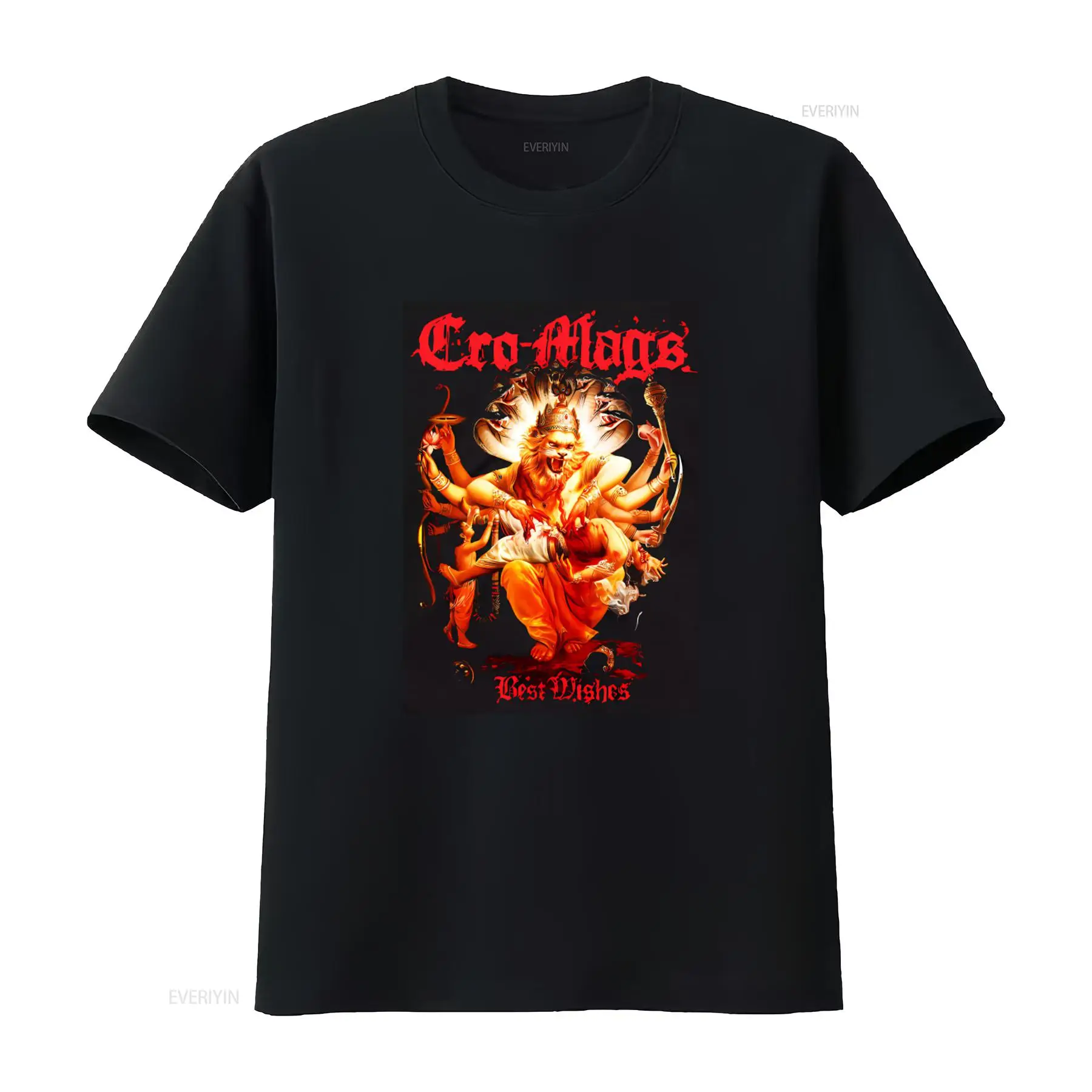 Men'S Fashion Mag - Camiseta masculina com estampa CRO MAGS