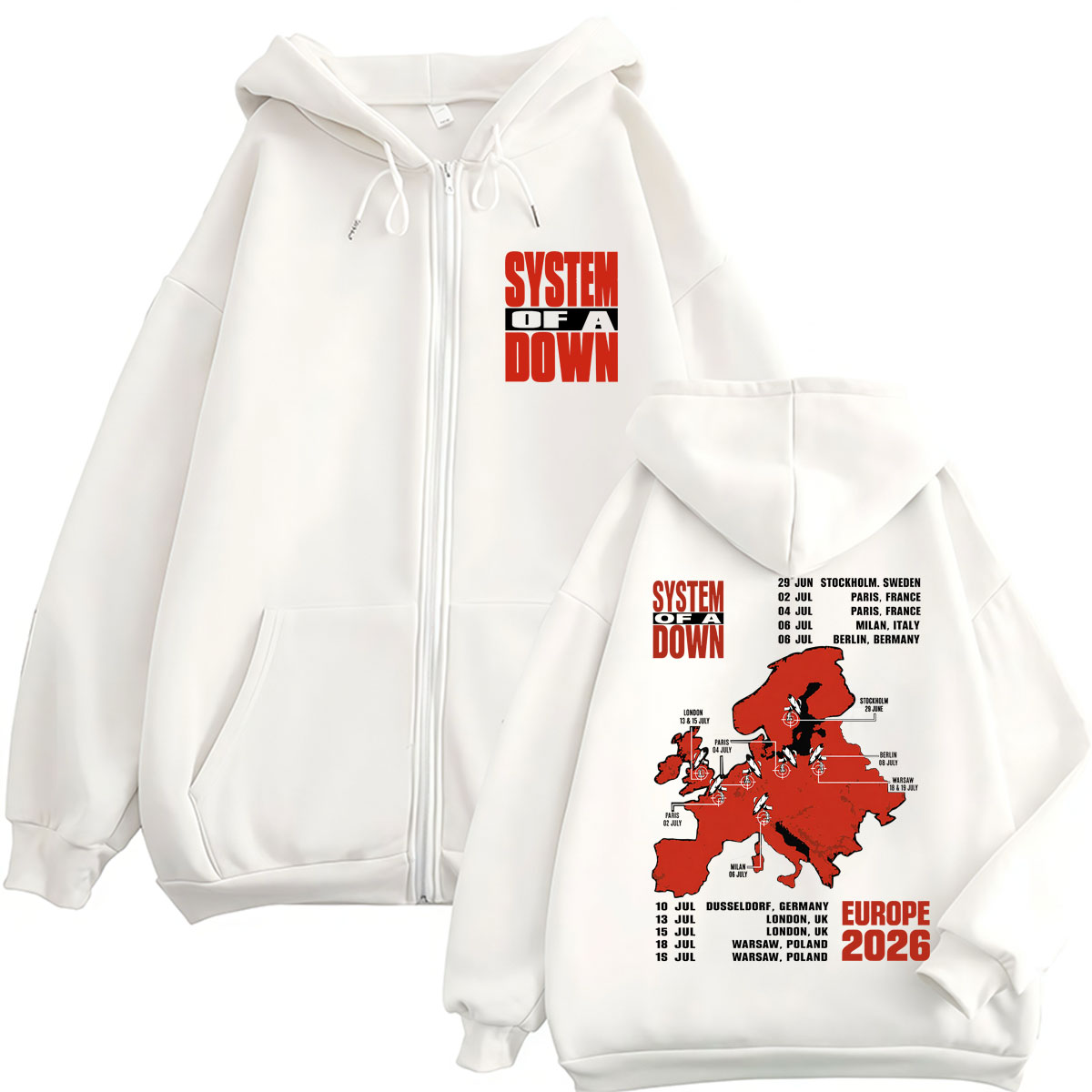 Moletom com Zíper System of A  - Men'S Fashion Uk 2026 avaliação e preço