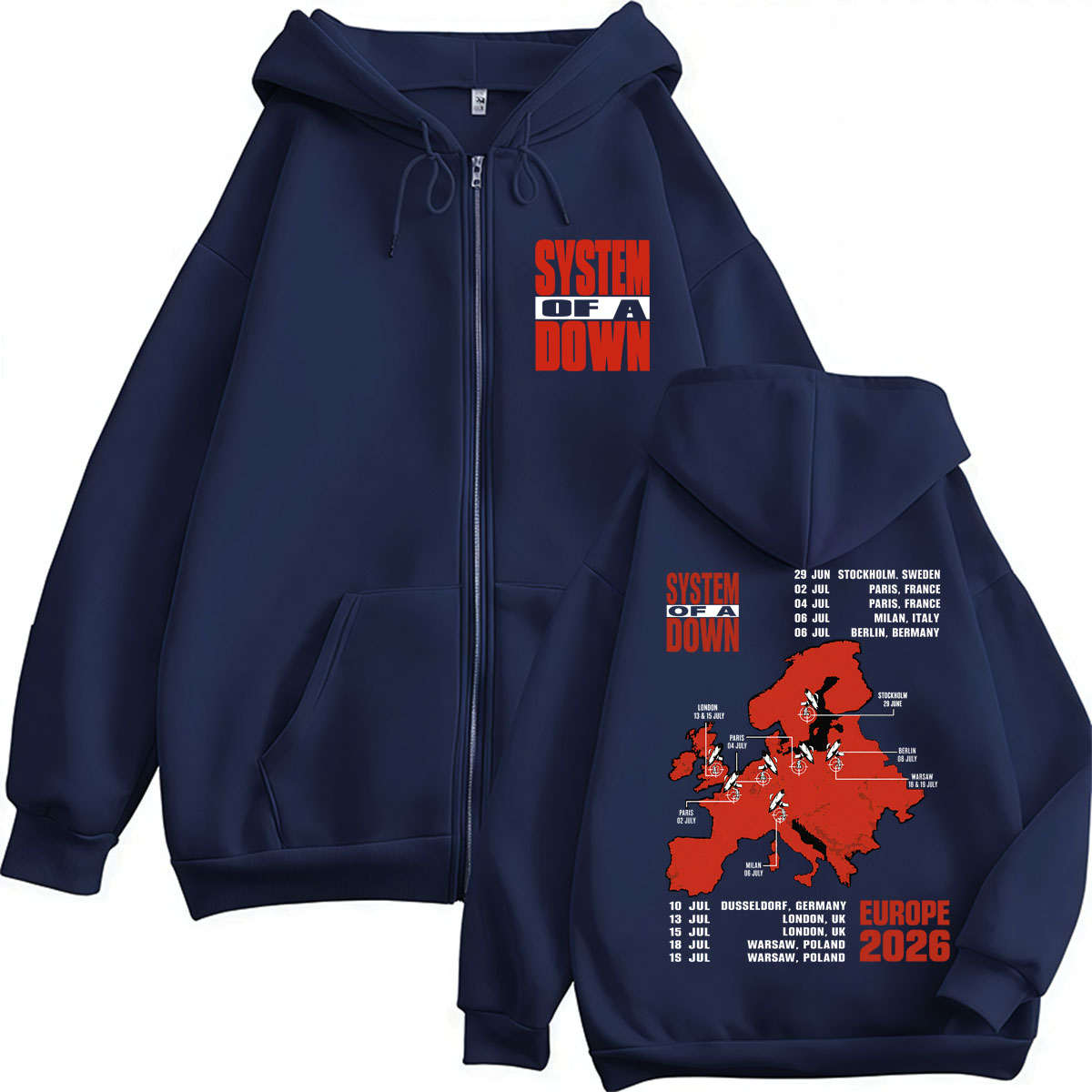 Moletom com Zíper System of A  - Men'S Fashion Uk 2026 avaliação e preço