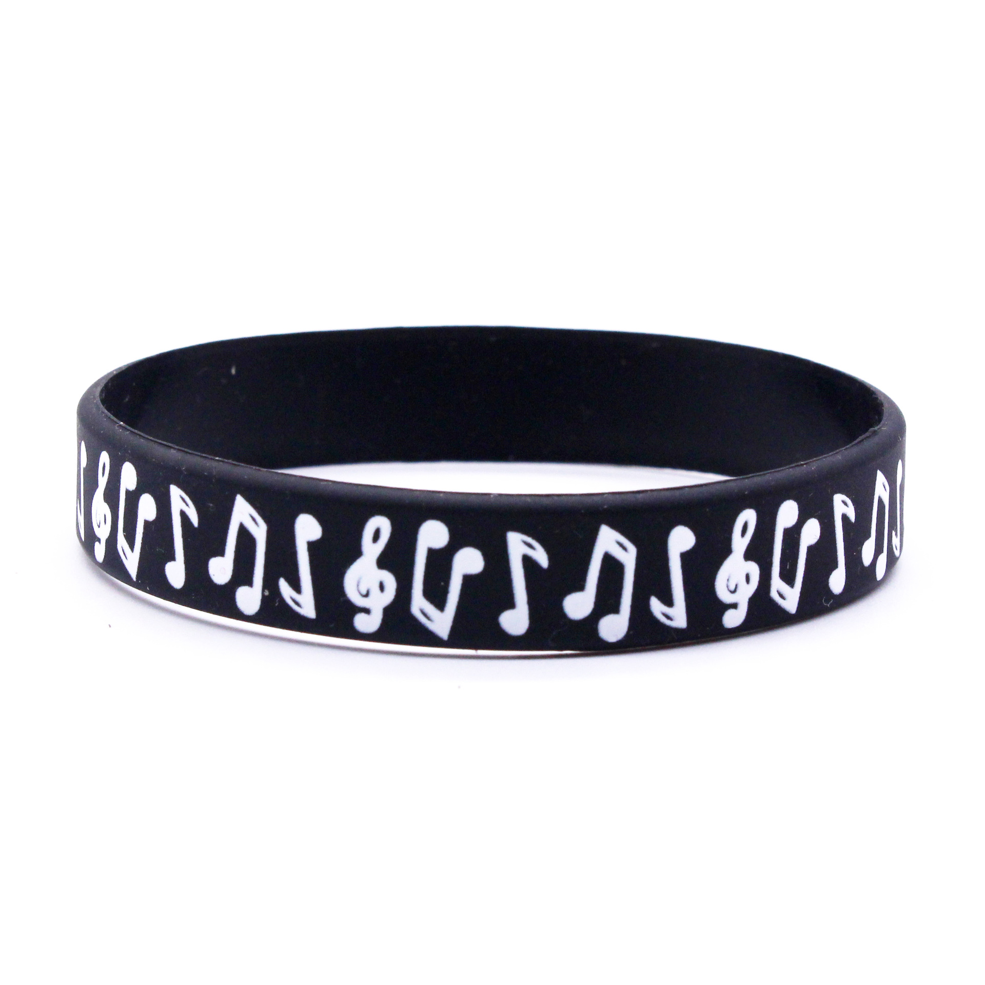 Silicone Music Note Bracelets  - Men'S Fashion Now avaliação e preço