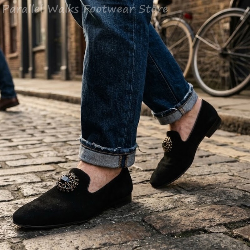 Mocassins Masculinos de Camurç - Suede Loafers Men avaliação e preço