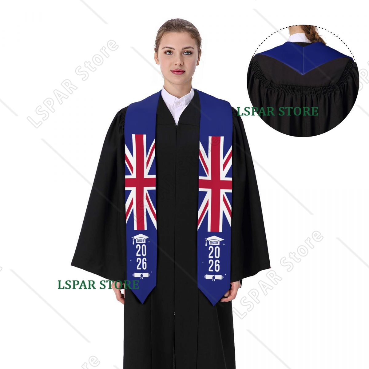 Estola de Formatura com Bandei - Men'S Fashion Uk 2026 avaliação e preço