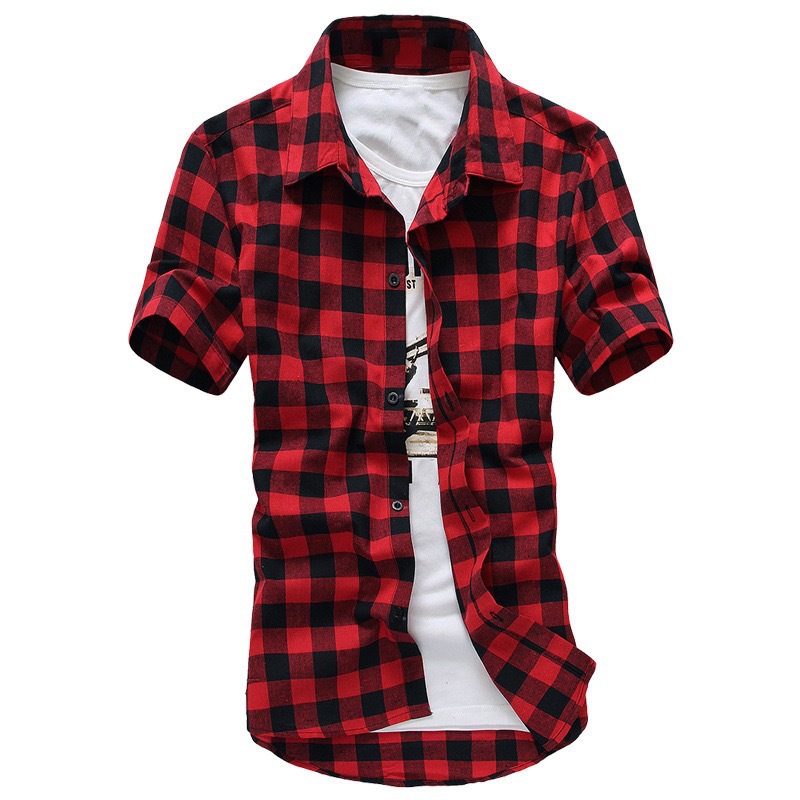 Camisa Xadrez Vermelha e Preta - Men'S Fashion Uk 2026 avaliação e preço
