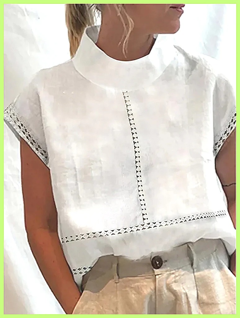 Camisa Pullover de Algodão e L - Linen Shirt Summer avaliação e preço