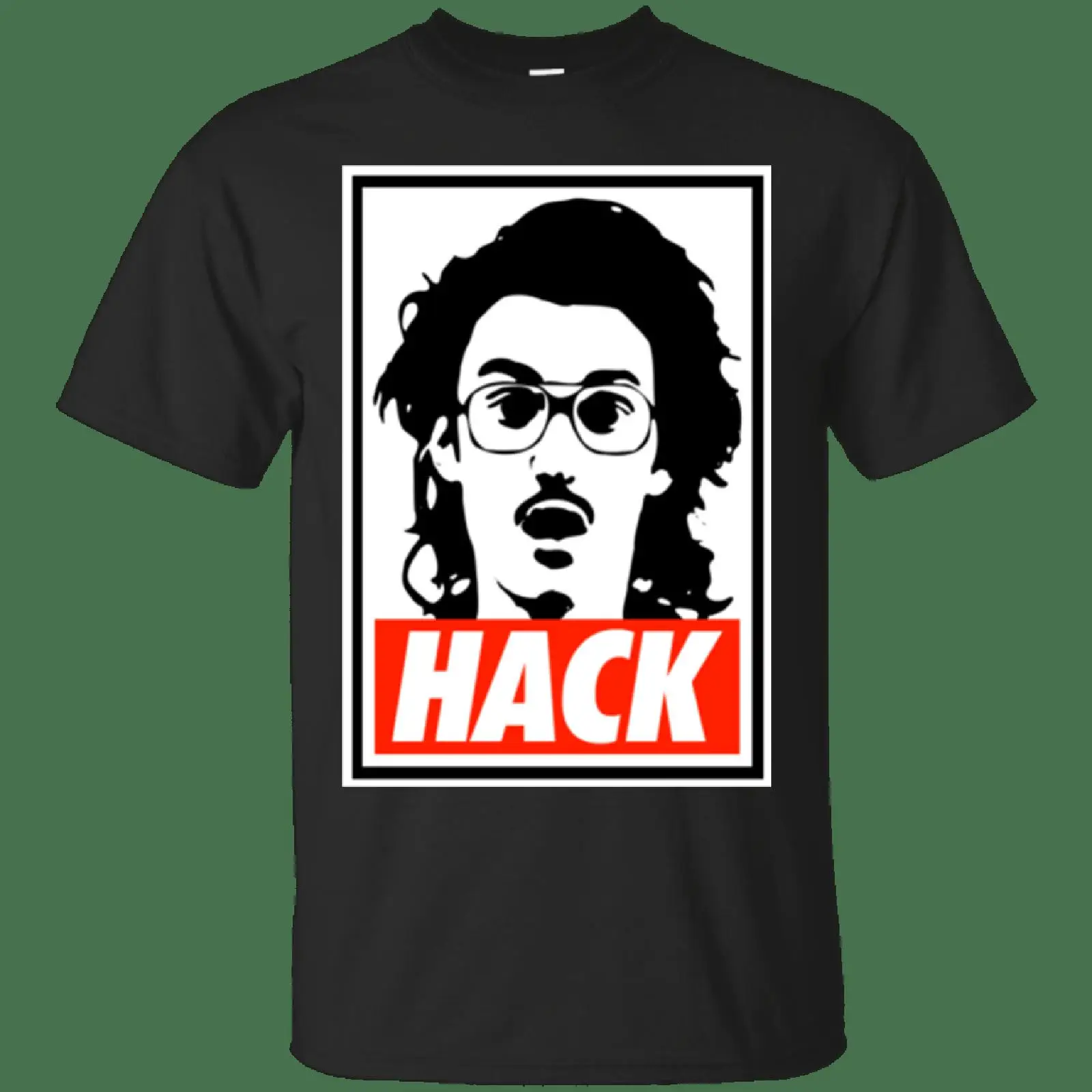Camiseta Preta Pequena Hack Vi - Mens Fashion Hacks avaliação e preço