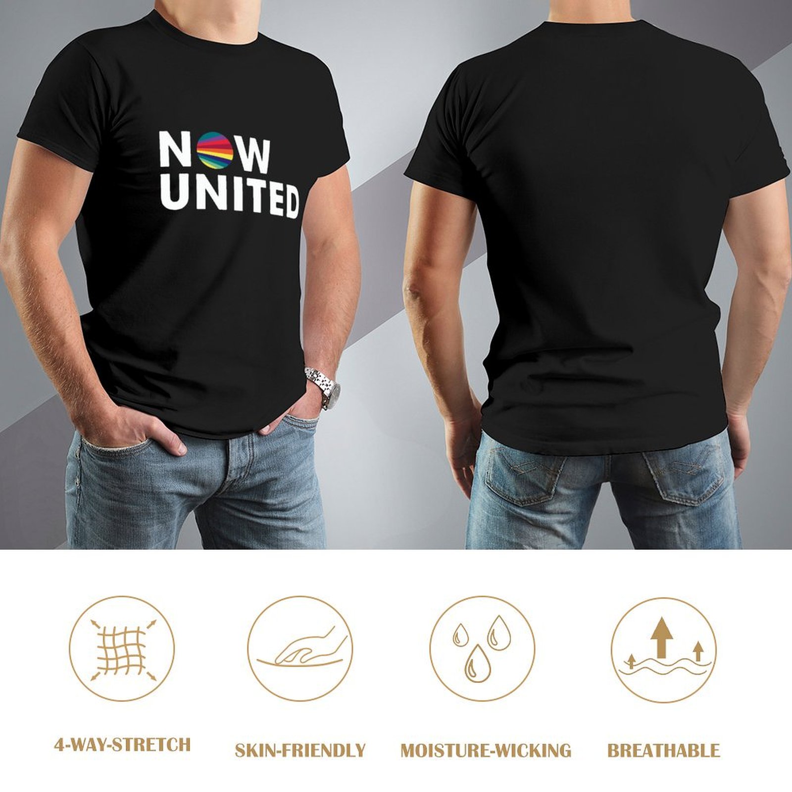 NOW UNITED Camiseta moda corea - Men'S Fashion Now avaliação e preço