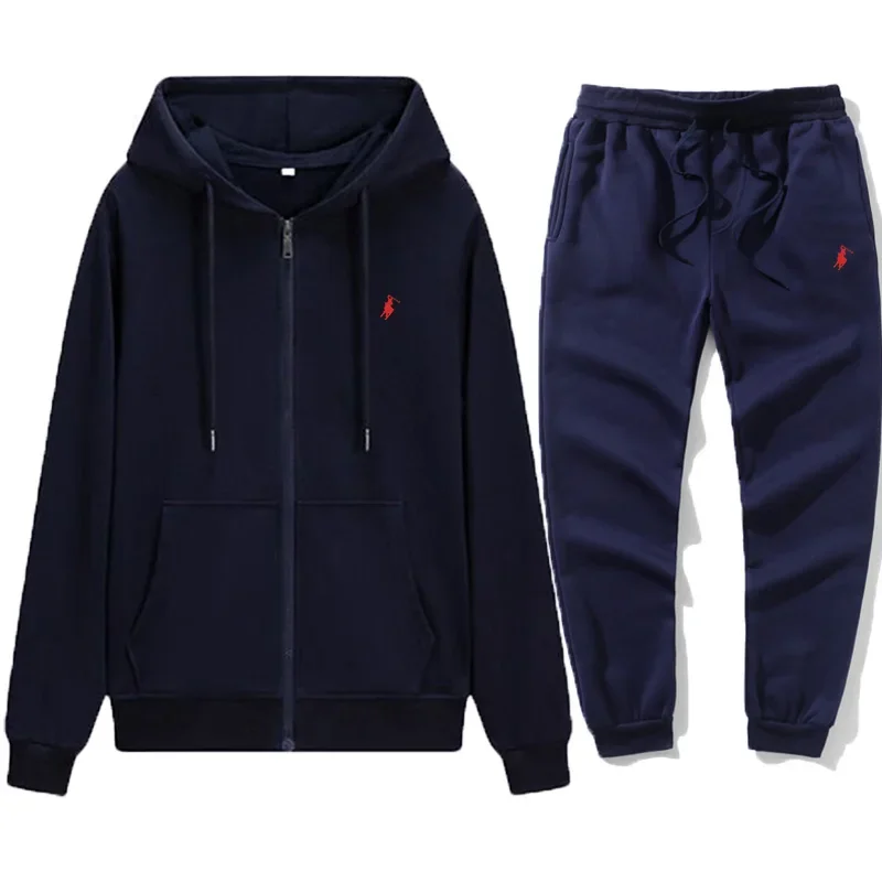 Conjunto de Moletom Clássico M - Mens Fashion Zip Up avaliação e preço