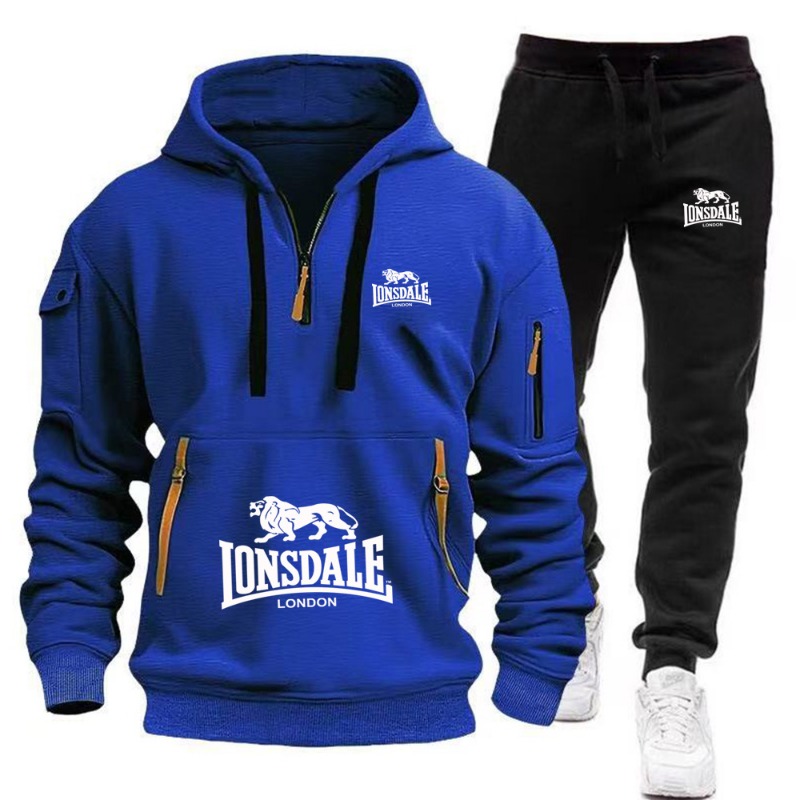 Conjunto de Moletom Masculino  - Mens Fashion Zip Up avaliação e preço