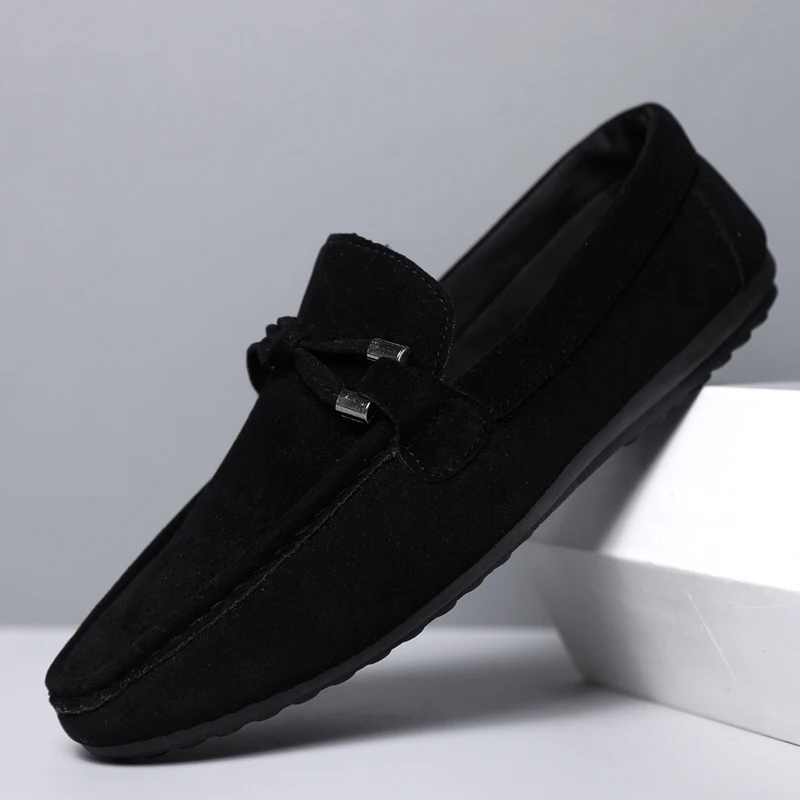 Sapatos casuais masculinos, sa - Suede Loafers Men avaliação e preço