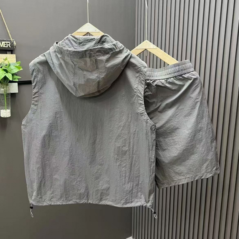 Conjunto Masculino Casual de V - Mens Fashion Zip Up avaliação e preço