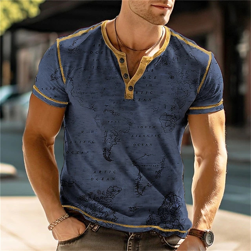 Camisas Masculinas Henry com E - Mens Fashion Clothes avaliação e preço