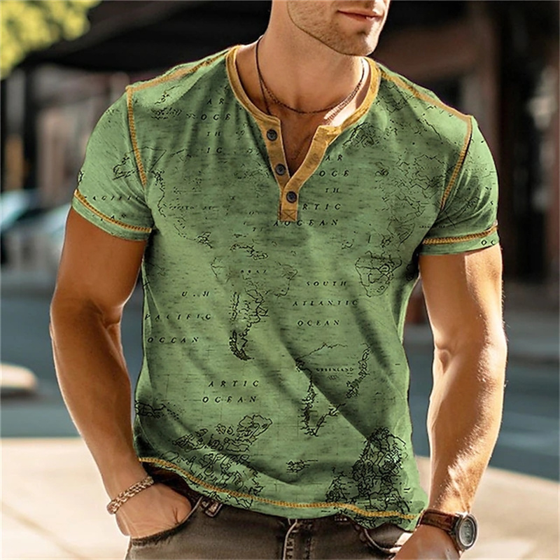 Camisas Masculinas Henry com E - Mens Fashion Clothes avaliação e preço
