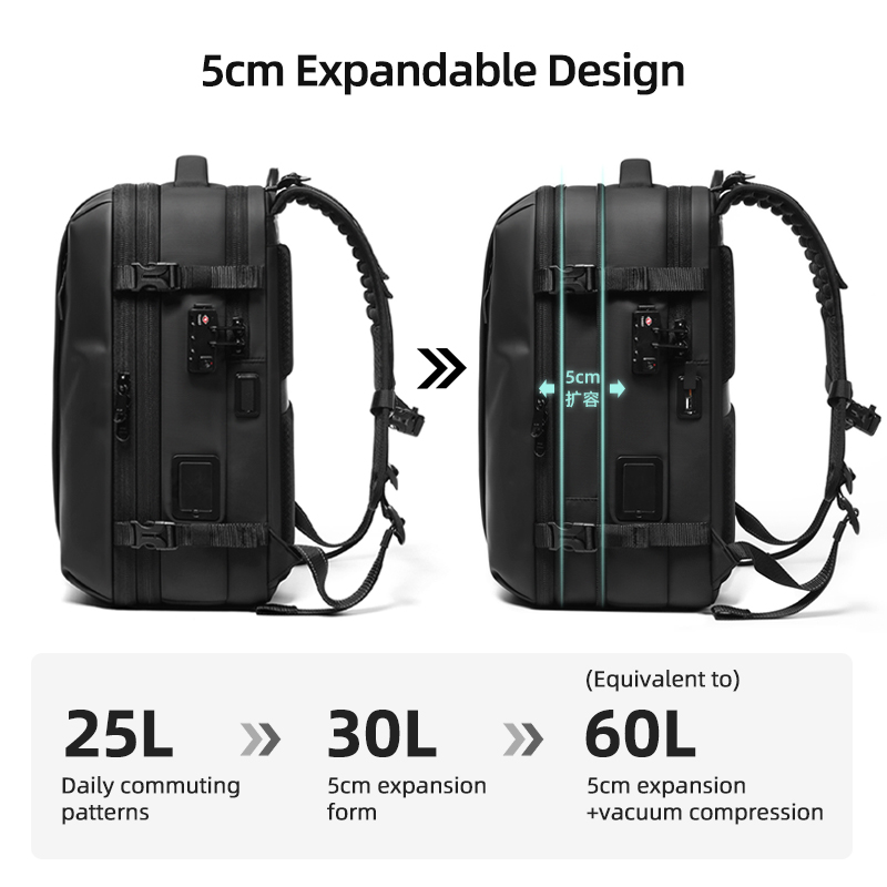 Mochila de Viagem Masculina co - Mens Fashion Zip Up avaliação e preço